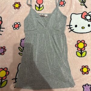 Babydoll Plain Grey pyjama top